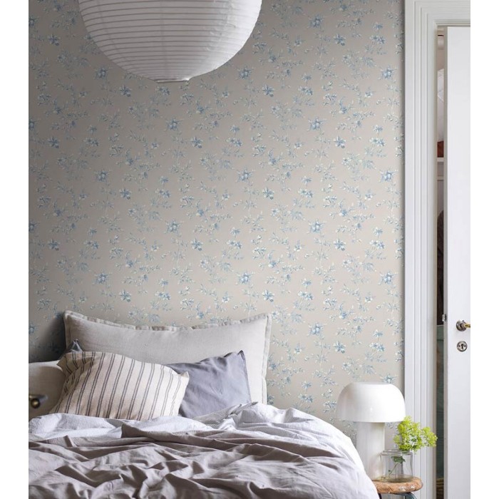 Borastapeter|Papel pintado flores de pradera estilo romántico fresco|Papel Pintado