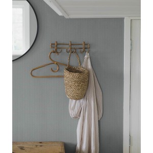 Borastapeter|Tapete nordisch Wiese Leinen beige granatrot|Minimalistisch 2