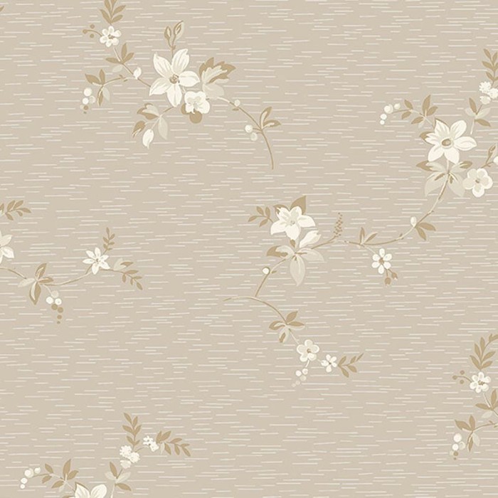 Borastapeter|Papel pintado floral ramilletes estilo clásico sereno|Papel Pintado