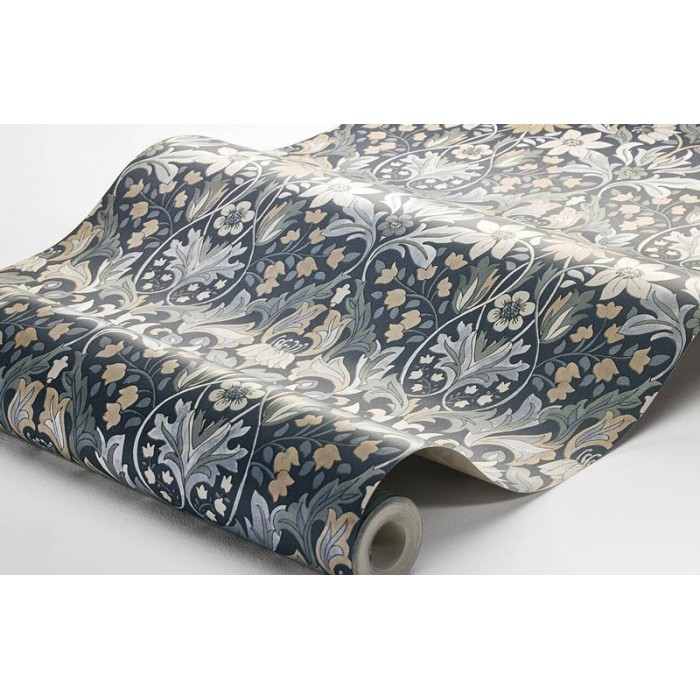 Borastapeter|Tapete dicht floral Arts and Crafts elegant Stil|Damast