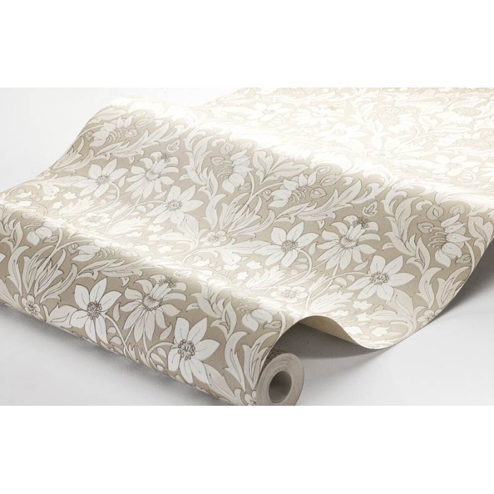 Borastapeter|Papel pintado floral denso estilo arts and crafts romántico|Damasco