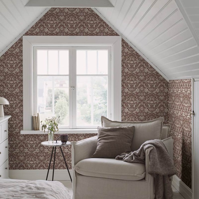 Borastapeter|Papier peint floral dense style arts and crafts chaleureux|Papier Peint