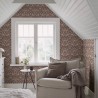 Borastapeter|Papel pintado floral denso estilo arts and crafts acogedor|Papel Pintado