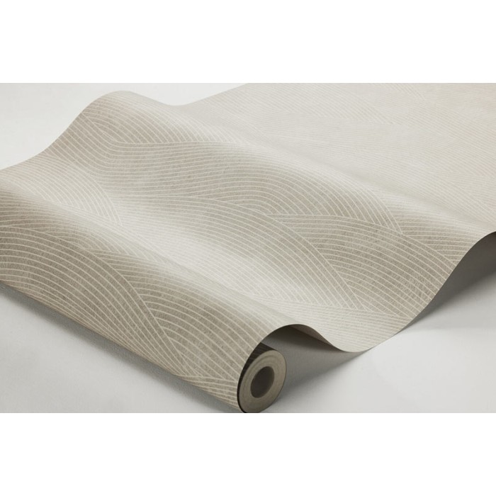 Borastapeter|Tapete geometrisch geschwungen skandinavisch beige grau Stil|Zeitgenössisch