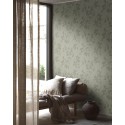 Borastapeter|Wallpaper dark green Scandinavian style branches leaves|Wallpaper