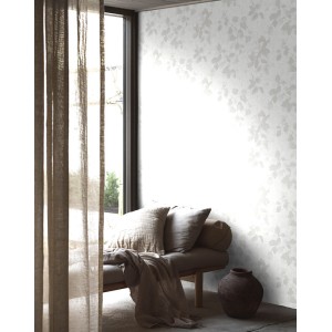 Papeldecor|Wallpaper large flowers watercolour pink and grey|Wallpaper 2