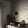 Borastapeter|Papier peint floral forêt style traditionnel contemporain beige vert|Scandinave