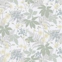 Borastapeter|Tapete Wald floral skandinavisch weiß grün Stil|Tapeten