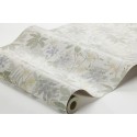 Borastapeter|Papier peint floral forêt style scandinave blanc vert|Papier Peint