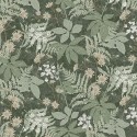 Borastapeter|Papier peint floral forêt style scandinave vert beige|Scandinave
