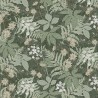 Borastapeter|Papier peint floral forêt style scandinave vert beige|Scandinave