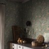 Borastapeter|Wallpaper dark green Scandinavian style meadow floral|Wallpaper