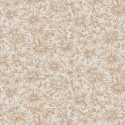 Borastapeter|Wallpaper brown beige Scandinavian textile effect large floral|Wallpaper