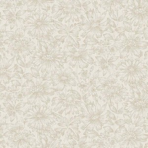 Casadeco|Papier peint paysage scandinave style peinture à l’huile tons beige|Scandinave
