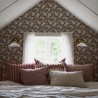 Borastapeter|Papier peint floral lilas style classique scandinave rouge gris|Papier Peint