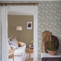 Borastapeter|Tapete Flieder floral klassisch skandinavisch warmgrau Stil|Tapeten