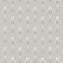 Borastapeter|Papier peint treillis floral style classique scandinave gris clair|Damas