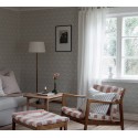 Borastapeter|Wallpaper light grey classic Scandinavian style floral trellis|Damask