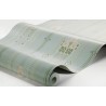 Borastapeter|Papier peint rayures verticales Art Nouveau bleu doré|Art Déco