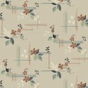 Borastapeter|Papier peint floral stylisé style oriental beige terre cuite|Oriental