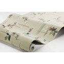 Borastapeter|Papier peint floral stylisé style oriental beige terre cuite|Oriental