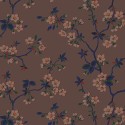 Borastapeter|Wallpaper deep blue oriental style cherry floral|Wallpaper