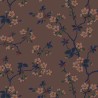 Borastapeter|Papier peint floral cerisier style oriental bleu profond|Papier Peint
