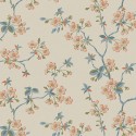 Borastapeter|Wallpaper beige orange oriental style cherry floral|Wallpaper