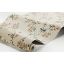 Borastapeter|Papier peint floral cerisier style oriental beige orange|Papier Peint