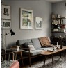 Borastapeter|Tapete geometrisch Wellener Jahre grau bläulichgrün Stil|Minimalistisch