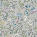 Borastapeter|Tapete Wiesenblumen floral skandinavisch blaugrau Stil|Tapeten