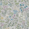 Borastapeter|Tapete Wiesenblumen floral skandinavisch blaugrau Stil|Tapeten