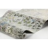 Borastapeter|Papel pintado floral pradera estilo escandinavo en gris azulado|Papel Pintado