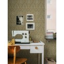 Borastapeter|Wallpaper brown green rustic style winding floral|Wallpaper