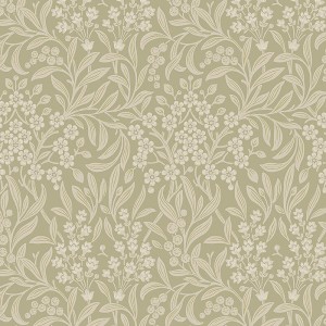 Marburg|Modern wallpaper with leaves and fans, nude pink and silver|Wallpaper
