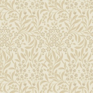 Borastapeter|Papier peint floral sinueux style scandinave beige rose|Papier Peint