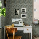 Borastapeter|Wallpaper cornflower blue arts and crafts style winding floral|Wallpaper