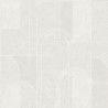 Borastapeter|Papel pintado geométrico arcos estilo escandinavo en gris claro|Contemporáneo