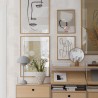 Borastapeter|Wallpaper Scandinavian style arched geometric in light grey|Contemporary