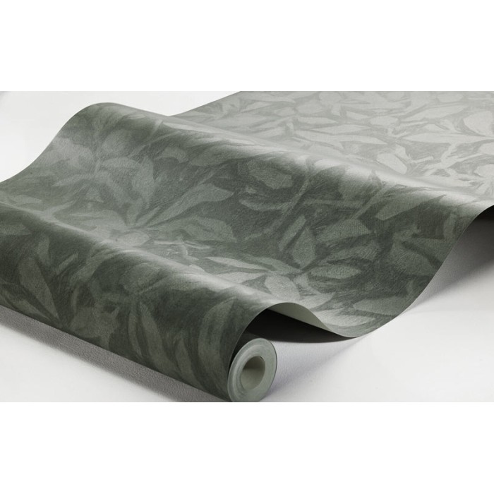 Borastapeter|Papel pintado follaje estilo poético contemporáneo en verde y azul|Papel Pintado