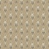 Borastapeter|Papier peint treillis floral style classique scandinave brun doré|Damas
