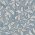 Borastapeter|Papier peint floral style oriental bleu profond avec mica|Papier Peint