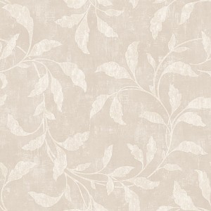 Casadeco|Papier peint automnal avec imprimé de feuilles tons marron|Floral
