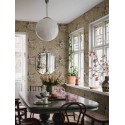 Borastapeter|Tapete romantisch floral Sträuße rosa goldbeige Stil|Tapeten