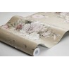 Borastapeter|Tapete romantisch floral Sträuße rosa goldbeige Stil|Tapeten
