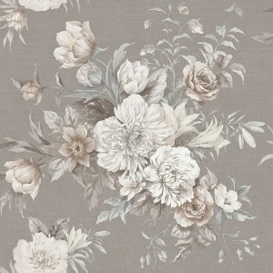 Casamance|Unifarbene Tapete taupe-beige Textileffekt matt|Tapeten