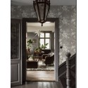 Borastapeter|Wallpaper romantic style floral bouquets in brown and grey beige|Wallpaper