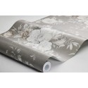 Borastapeter|Tapete romantisch floral Sträuße braun graubeige Stil|Tapeten