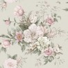 Borastapeter|Wallpaper romantic style floral bouquets in pastel tones|Romantic