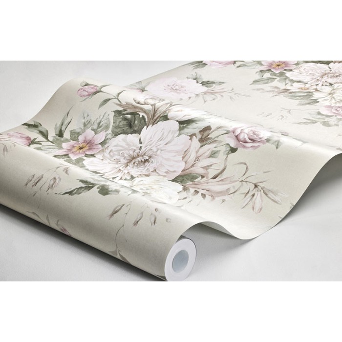 Borastapeter|Papier peint bouquets floraux style romantique tons pastel|Romantique